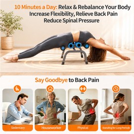 Flexella Mini Inversion Table, Spinal Decompression Table Rollers