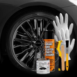 BITS4REASONS - NEW FORMULA E TECH BRAKE CALIPER PROFESSIONAL GRADE PAINT KIT- PERFORMANCE HIGH TEMPERATURE RATED TO 220 C MATT BLACK