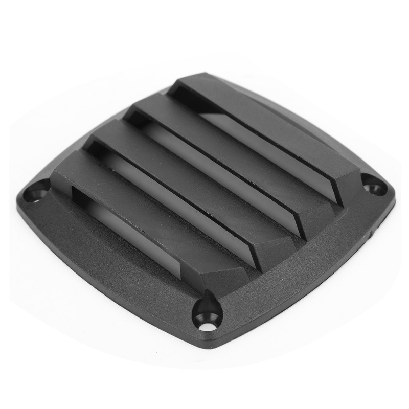 3in Marine Air Vent Grille Ventilation Ducting Louver Cover Black
