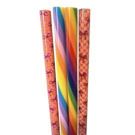 amber.orchid951 12” Rainbow STRiPED-Bow/Co