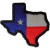 Ivamis Reflective Texas Map Flag Patch- 3x3 inch - P6638