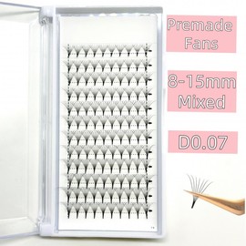 Individual Cluster Eyelashes with Pinpoint Roots (120 Count) High Density 3D-0.07-D+11mm 10ea