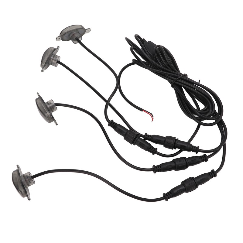 1V4 Smoke Lens Front Grille Driving Lights Amber LED Lamps