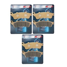 S SYUU Motorcycle Replacement Front Rear Brake Pads Brakes compatible with HONDA 1800 GL1800 GL1800A GL1800B ABS GOLDWING 2001-2015 VFR 800 A Fi ST 1300 CBR 1100 VTX 1800 FA261FR