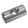 (12) Cross Dowels/Barrel Nuts - 1/4-20 20mm X 10mm Zinc-Plated