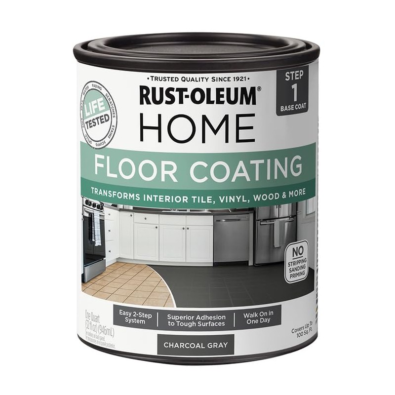 Rust-Oleum 365928 Charcoal Gray Home Home Floor Coating Premix Base
