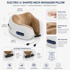 Rechargeable U-Shaped Neck Massager with Heat – 3D Kneading, Vibration