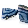 Home Decor 3 to 6 lb Agate Bookends Blue Agate