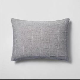 Hearth & Hand with Magnolia NWT Hearth & Hand Magnolia Matelasse quilted pillow sham Gray ~ King size