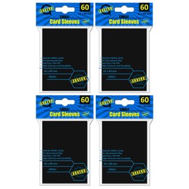 Arkero-G® 4 x 60 Classic Black/Black Deck Sleeves YuGiOh Card Sleeves