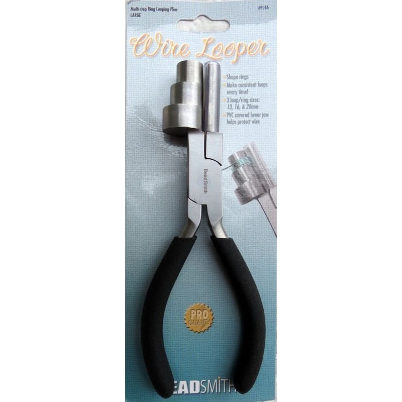 Beadsmith Wire Looper Multi-Step Ring Loop Pliers 13, 16, 20mm