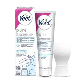 Veet Body Curv Crema Depilatoria Áxilas y Área del Bikini Piel Sensible Envase 100 ml