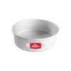 Fat daddio de aluminio anodizado redonda para tarta sartenes, Plateado,