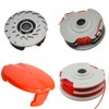 3 x Rasentrimmer-Spulenschnur, Φ1,5 mm, 11 m, FLY021 513937190, Standard-Doppelspulen