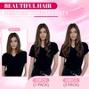 Tape Extensions Real Hair 20 Pieces 50 cm Dark Brown