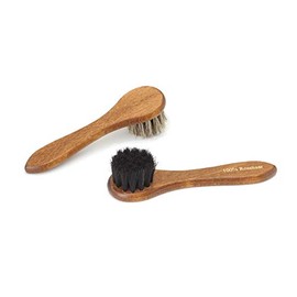 2 x Tadabo Dauber brush deluxe, 1x horsehair silver/grey + 1 horsehair black