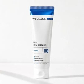 Wellage [Hwajal Ink Cream] Wellage Real Hyaluronic 100 Cream 50ml / [화잘먹크림] 웰라쥬 리얼 히알루로닉 100 크림 50ml