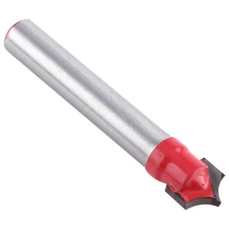 V-Groove Router Bit Set, Akozon V-Nut Milling Cutter 6 mm
