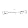 Rousseau NF Flexible Stainless Steel Chrome, Silver, 4229511