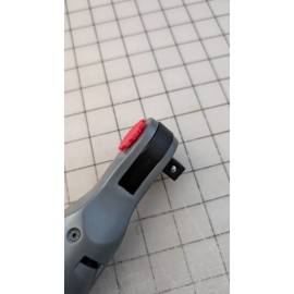 Milwaukee 3X milwaukee ratchet head direction change easy grip m12 ratchets PARTs ONLY - Red, 1/4" thick, no