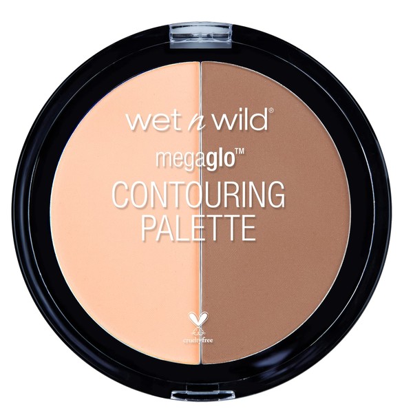Wet n Wild MegaGlo Contour Palette, Dulce De Leche | Contouring Powder Face Kit | Flawlessly Sculpted Face