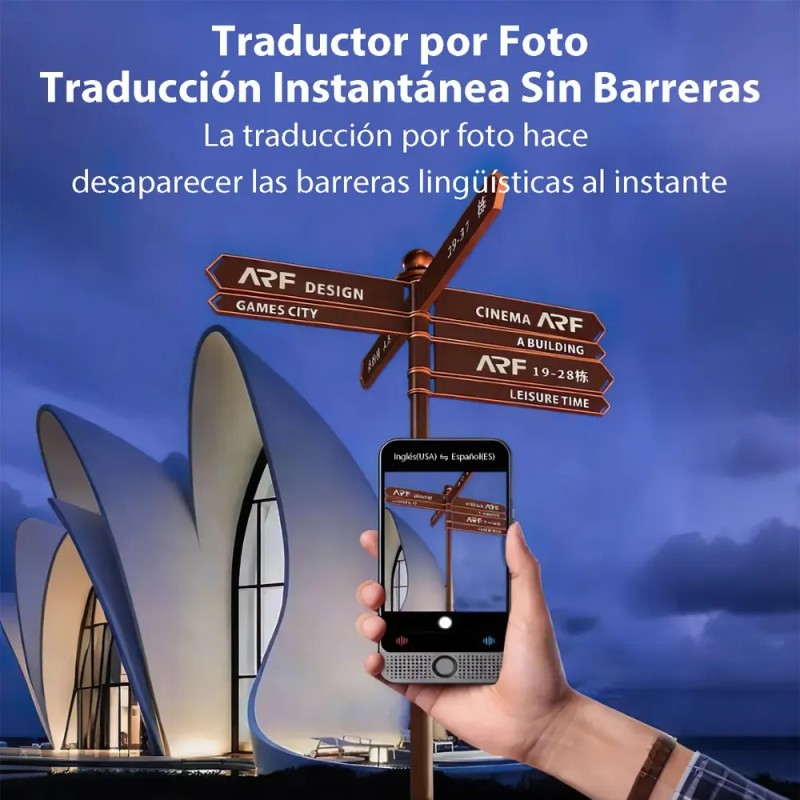 TTMXI Dispositivo Traductor de Idiomas Instantáneo Ia sin Conexión -