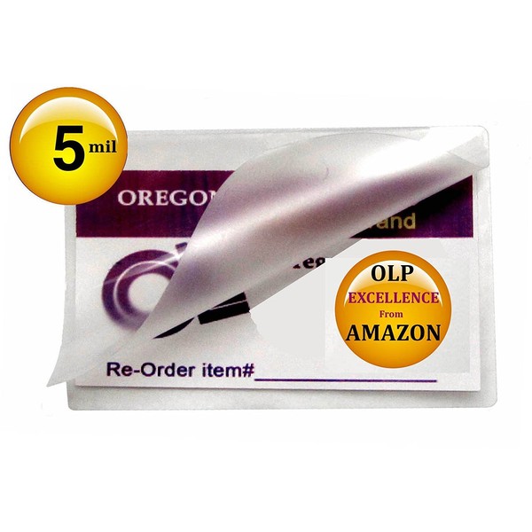 Qty 500 Military Card Laminating Pouches 5 Mil 2-5/8 X