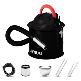 JIENUO Ash Vacuum Cleaner, with Semi Auto Filter Clean and 1000W Powerful Suction, 4 Gallon Ash Vac with Blower Function for Fireplaces, Pellet Stoves, Fire Pits and Grills