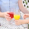 MICHLEY Unbreakable Stemmed Wine Glasses, 100% Tritan Plastic Snifter Glasses,