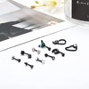 J-Style 10 Piece Set, Women's Helix Earrings, Eyebrow & Lips,