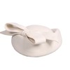 F FADVES British Style Pillbox Hat Retro Wool Fascinator Wedding