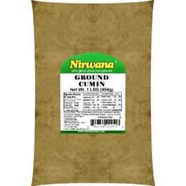 Ground Cumin - Premium Quality Spice for Cooking, Seasoning, and Marinades - Essential for Indian, Mexican, and Middle Eastern Recipes 16 oz Pouch by Nirwana