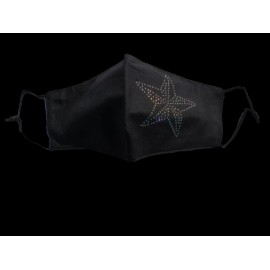 Face Mask Cloth Reusable Adjustable Elastic Straps Expandable - Lone Star