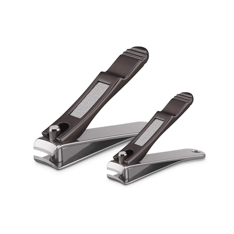 ILLILOTS Nail Clippers Set with Build-in Nail File, Durable Sharp