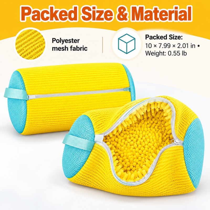 2 Pack Shoe Washing Bags for Washing Machines – Reusable