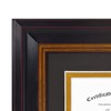 Golden State Art, 8x10 Frame for 6x8 Diploma/Certificate, Black Gold
