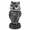 Owl Decoy for Outdoor Bird Deterrence – Shake-Head Plastic Owl