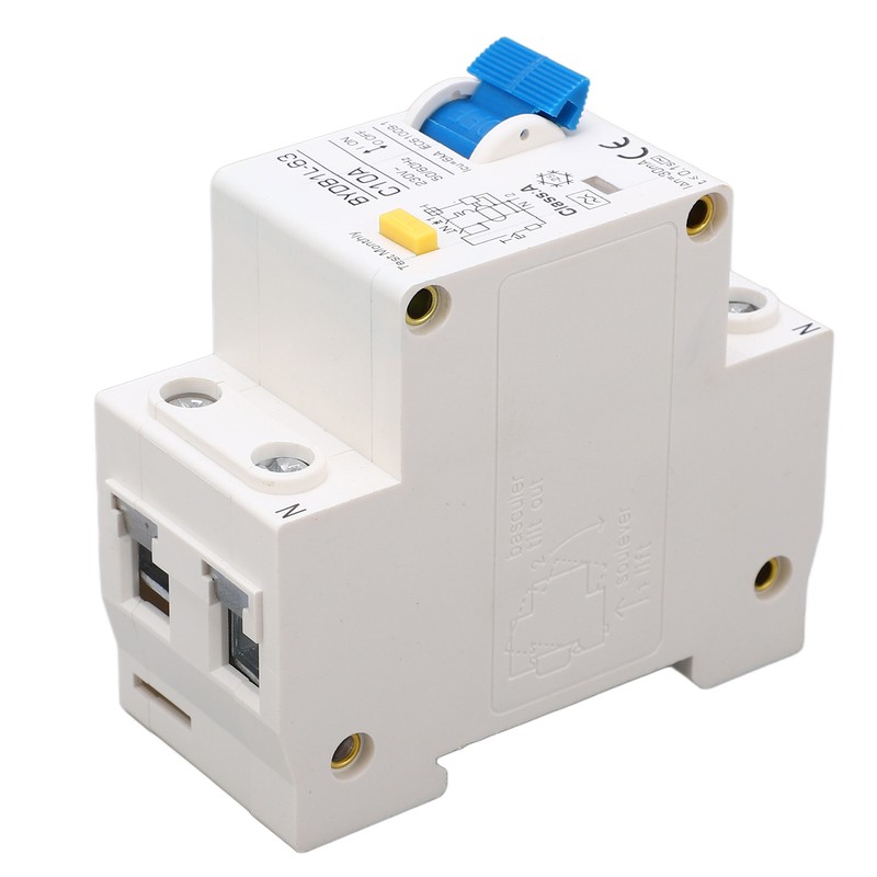 Circuit Breaker 1P+N Leakage Protection Switch 10A 230V AC DIN