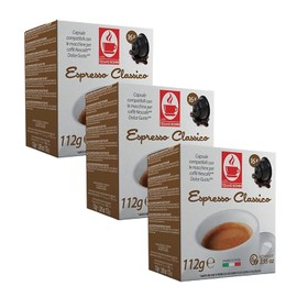 Bonini Coffee Pods, Dolce Gusto Compatible Coffee Pods/Capsules. 3 Pack Espresso Classico Coffee Pods, Each Pack 16 Pods (Total 48 pods)