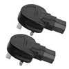 2Pcs to IEC320 C13 Power Adapter Power Cord Adapter Connector