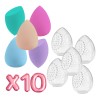Cuidado Facial 5 Estuche Transpirable + 5 Esponjas Blender Momento