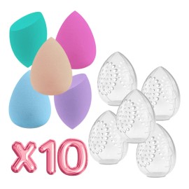 Cuidado Facial 5 Estuche Transpirable + 5 Esponjas Blender Momento de aplicación Día/Noche Tipo de piel Al Azar