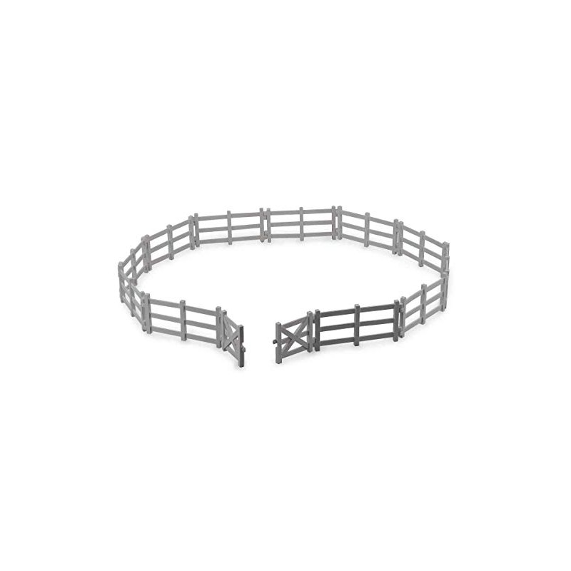 CollectA Corral Fence with Gate Vinyl Toy Fencing Medium