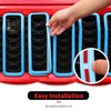 Front Grille Inserts Grill Decoration Exterior Accessories Compatible with Jeep