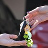 Dwuww Green Plush Turtle Keychain, Funny Pendant Plush Doll Portable