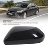 Side Mirror Cover Cap Black UV Resistant Rearview Mirror Cover