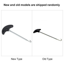 Spring Hook Puller, Universal Alloy Steel Construction, Easy Access for Vehicle Brakes and Headlight Adjustment Springs (Black)