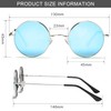 Canoazo Retro Round Hippie Sunglasses Women Men Polarized Small Circle