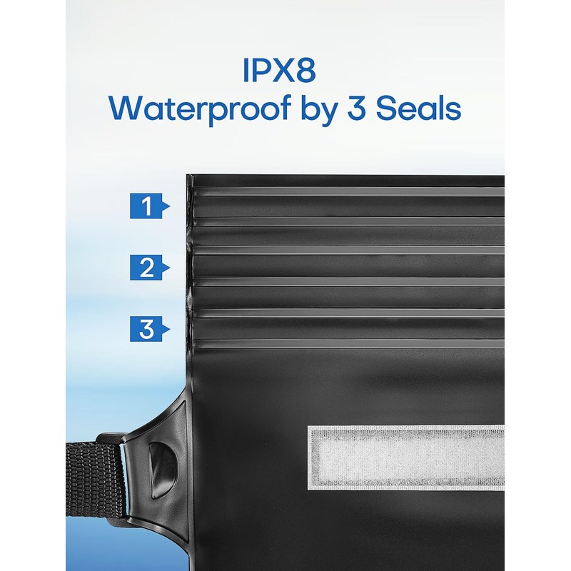 Henrycares 2-Pack Waterproof Pouch Bag for Swimming, IPX8 Waterproof Bumbag