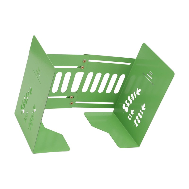 Bookends Green Medium Size 5 to 9in Retractable Design High